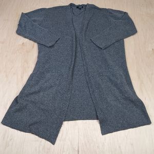 A New Approach, Soft and cozy, Gray, Open Cardigan Women's (XL)